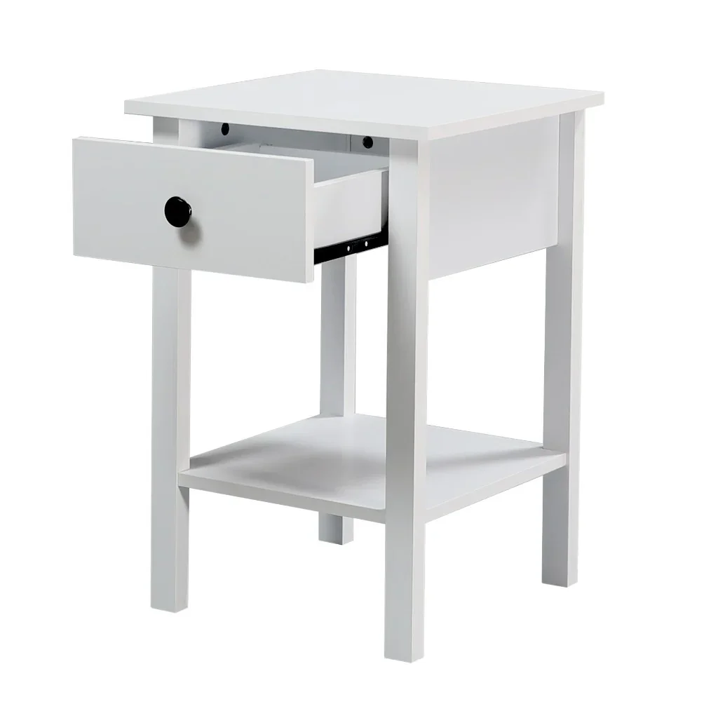 VI Declan 1 Drawer and Shelf Bedside Table