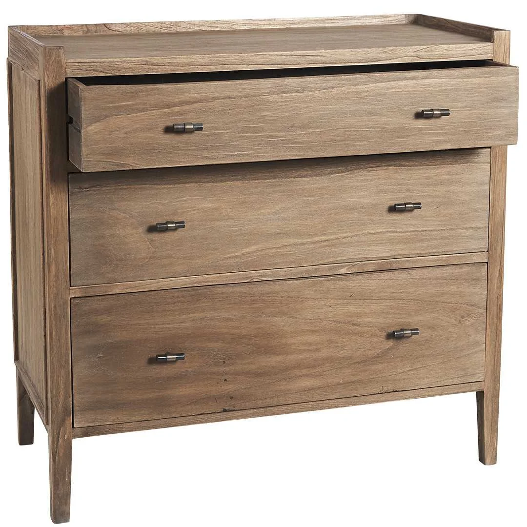 SH Hefei Solid Timber 3 Drawer Chest