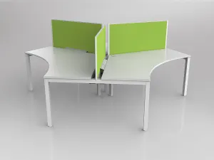OL Axis 3 User 120° Workstation with Screen - Breathe Fabric thumbnail 7