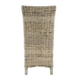 DA Algeria Rattan with Timber Legs Dining Chair thumbnail 7