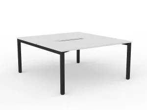 OL Axis 2-User Double Sided Workspace – White Top Black Frame thumbnail 11