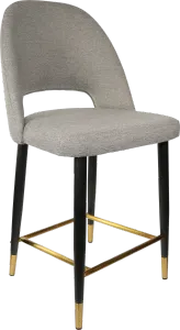 FL Semifreddo Fabric Upholstered Metal Leg Hospitality Counter Stool thumbnail 4
