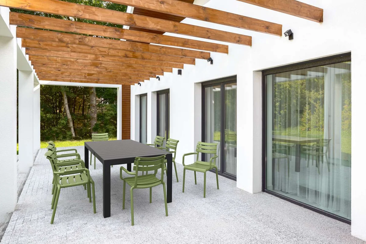 FL Paris Stackable Hospitality Outdoor Armchair