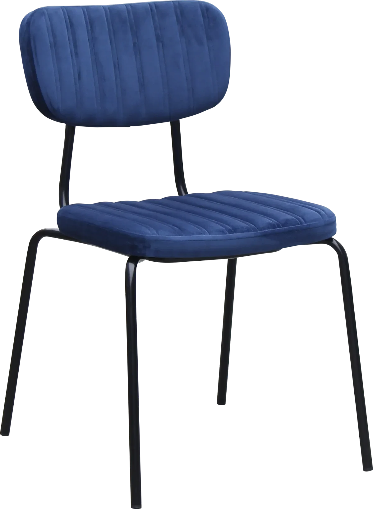FL Tiramisu Velvet Upholstered Black Leg Hospitality Function Chair