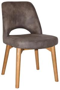 EZ Albury Solid Ash Timber Oak Leg Upholstered Hospitality Dining Chair thumbnail 15
