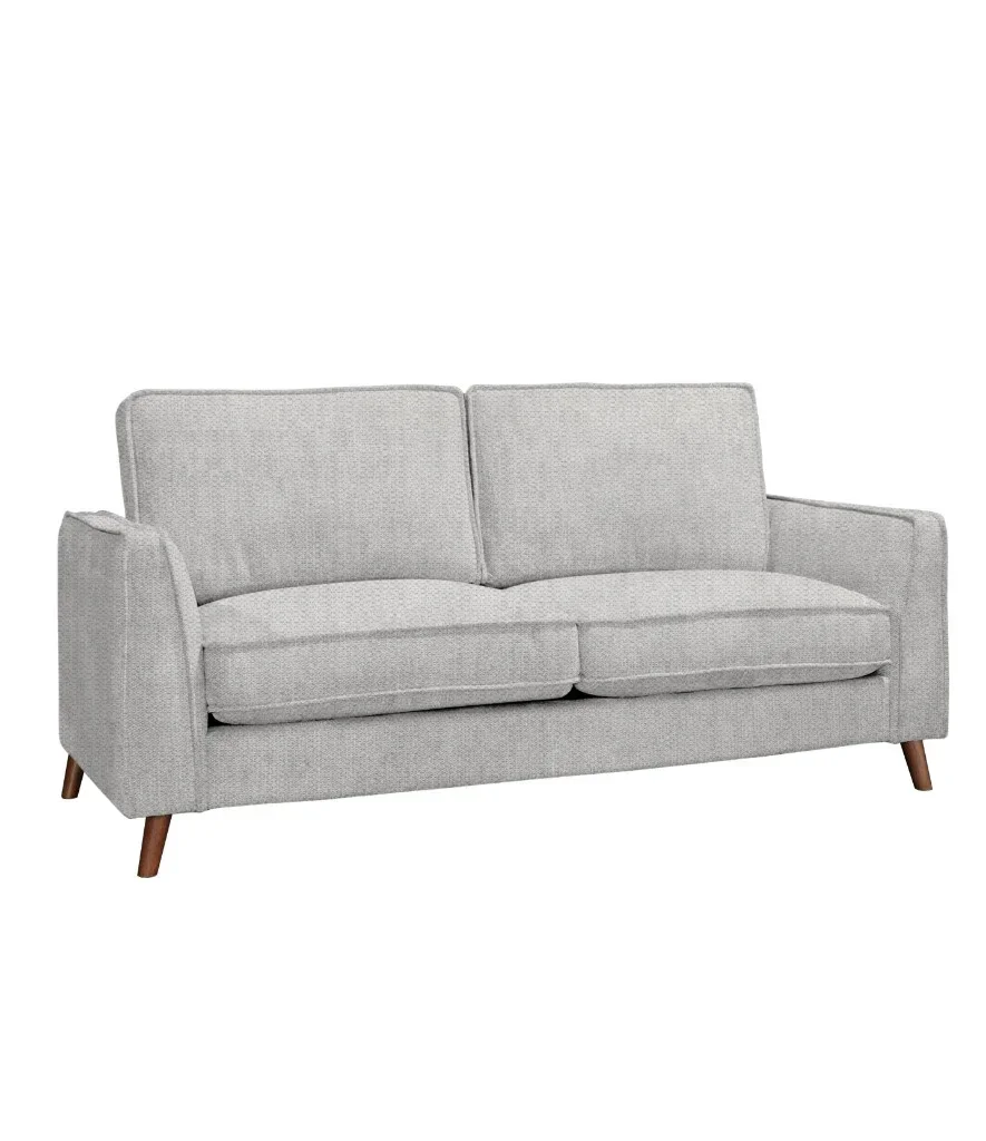 VI Alex Fabric Upholstered Timber Leg 2 Seater Sofa