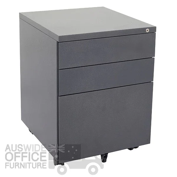 RL Go Steel 3 Drawer Mobile Pedestal