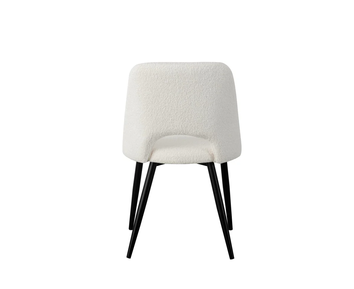 BT Zara Fabric Upholstered Metal Leg Dining Chair