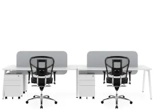 DD Plaza Single Sided Workstation For 2 Person with Sonic Screen thumbnail 8