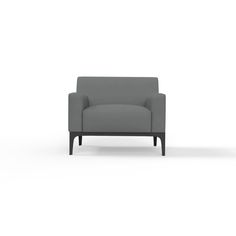 OL Cedar PU Leather Upholstered Single Seater Breakout Lounge