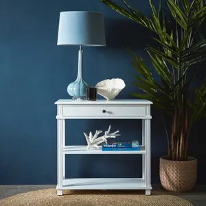 SH Mateo Solid Timber 1 Drawer Large Bedside Table thumbnail 5