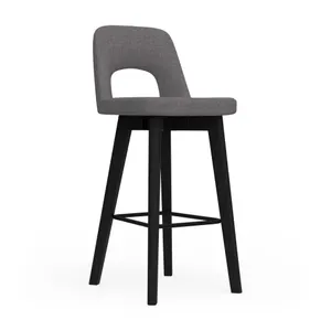 OL Elaro Fabric Upholstered Black Timber Leg Breakout High Chair thumbnail 7