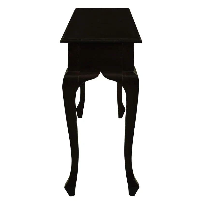 CT Queen Anne Solid Timber 2 Drawer Sofa Table