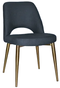 EZ Albury Brass Colour Stainless Steel Leg Upholstered Hospitality Dining Chair thumbnail 14