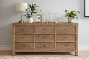 CR Evan Solid Timber 9 Drawer Chest thumbnail 2