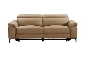 VI Kevin 3 Seater Electric Leather Recliner Lounge thumbnail 1