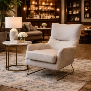 MF Bonn Fabric Upholstered Armchair thumbnail 2