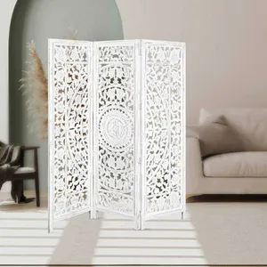 VI Jans Solid Timber 3 Panel Space Dividing Screen thumbnail 2
