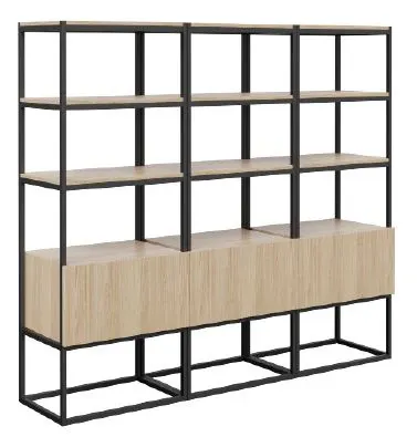 DD Xena Welded Shelving Unit with Drawers