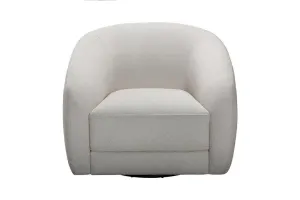 VI Cleo Fabric Upholstered Swivel Armchair Sofa thumbnail 2