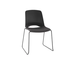 OL Vista Glide Sled Base Padded Seat Hospitality Stacking Chair thumbnail 3