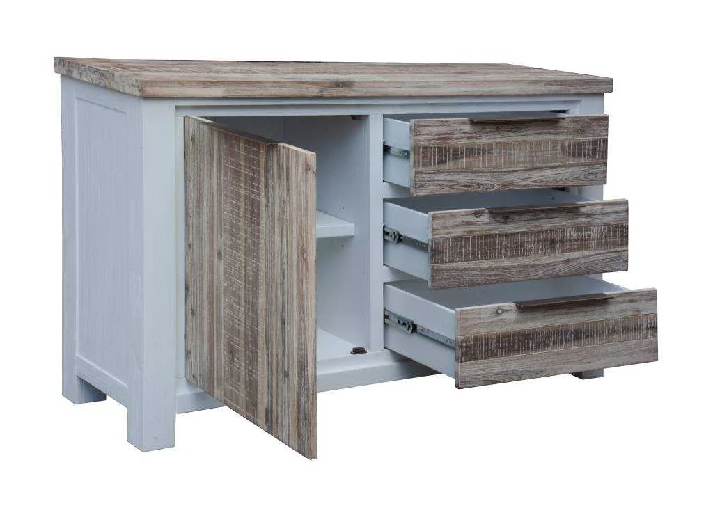 VI Homestead Solid Timber 1 Door 3 Drawer Buffet