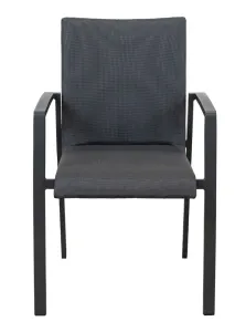 VI Baska Aluminium Framed Outdoor Stackable Dining Chair with Cushion thumbnail 8