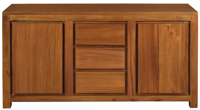 CT Amsterdam Solid Mahogany Timber 2 Door 3 Drawer Buffet