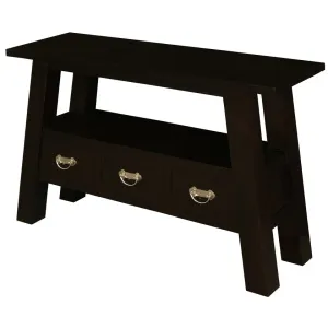 CT Tokyo Solid Timber 3 Drawer Sofa Table thumbnail 6
