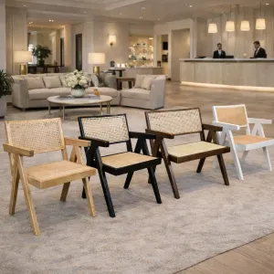 MF Pier Solid Timber Frame with Rattan Armchair thumbnail 8