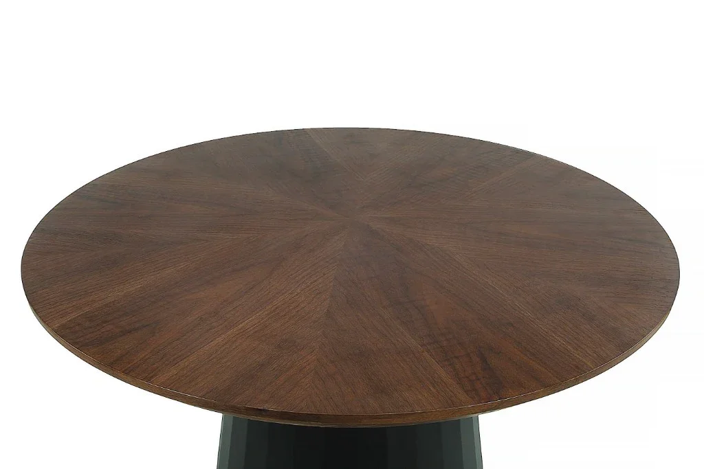 VI Hugo Metal Pedastal Base Round Dining Table