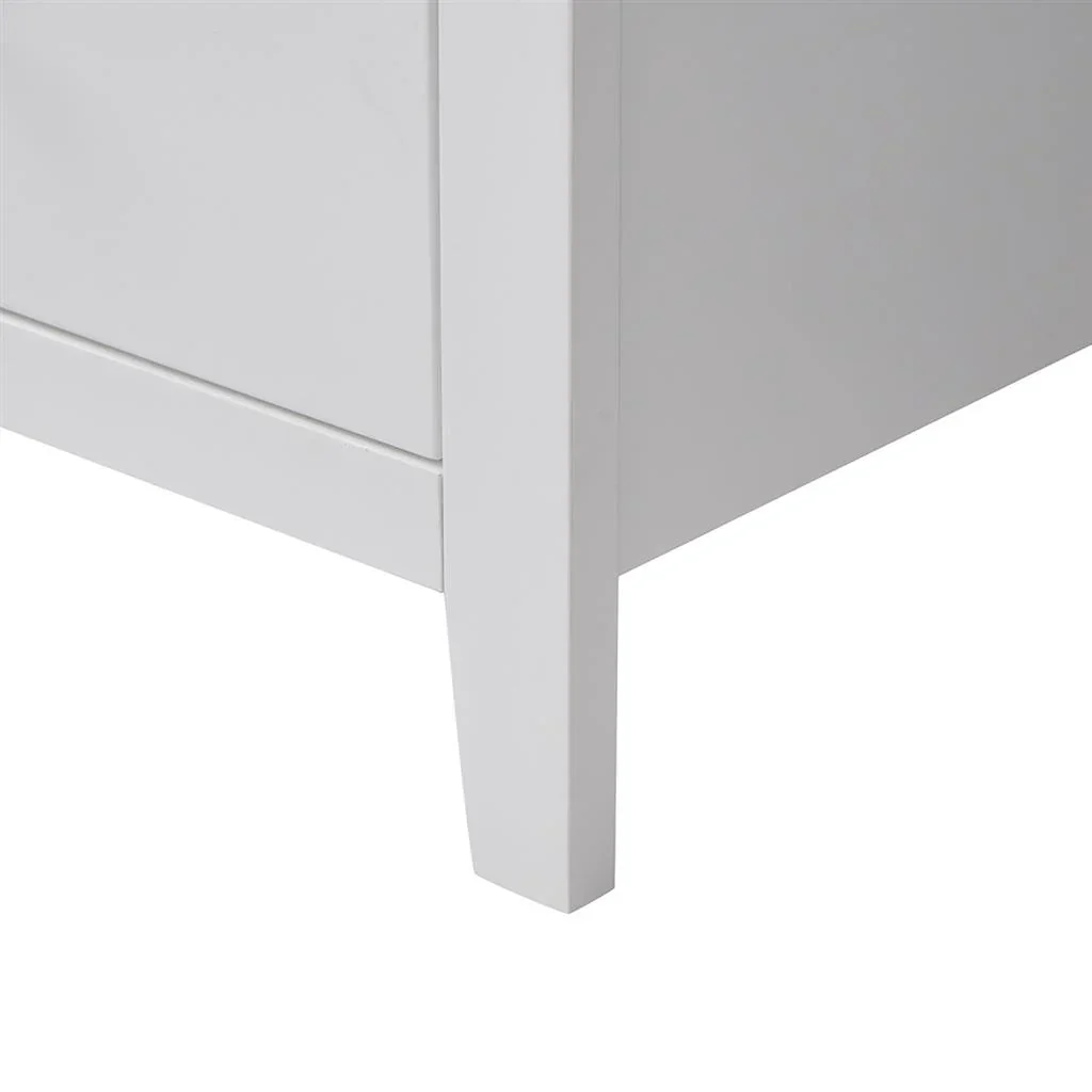 VI Lunar Solid Timber 4 Drawer Tallboy