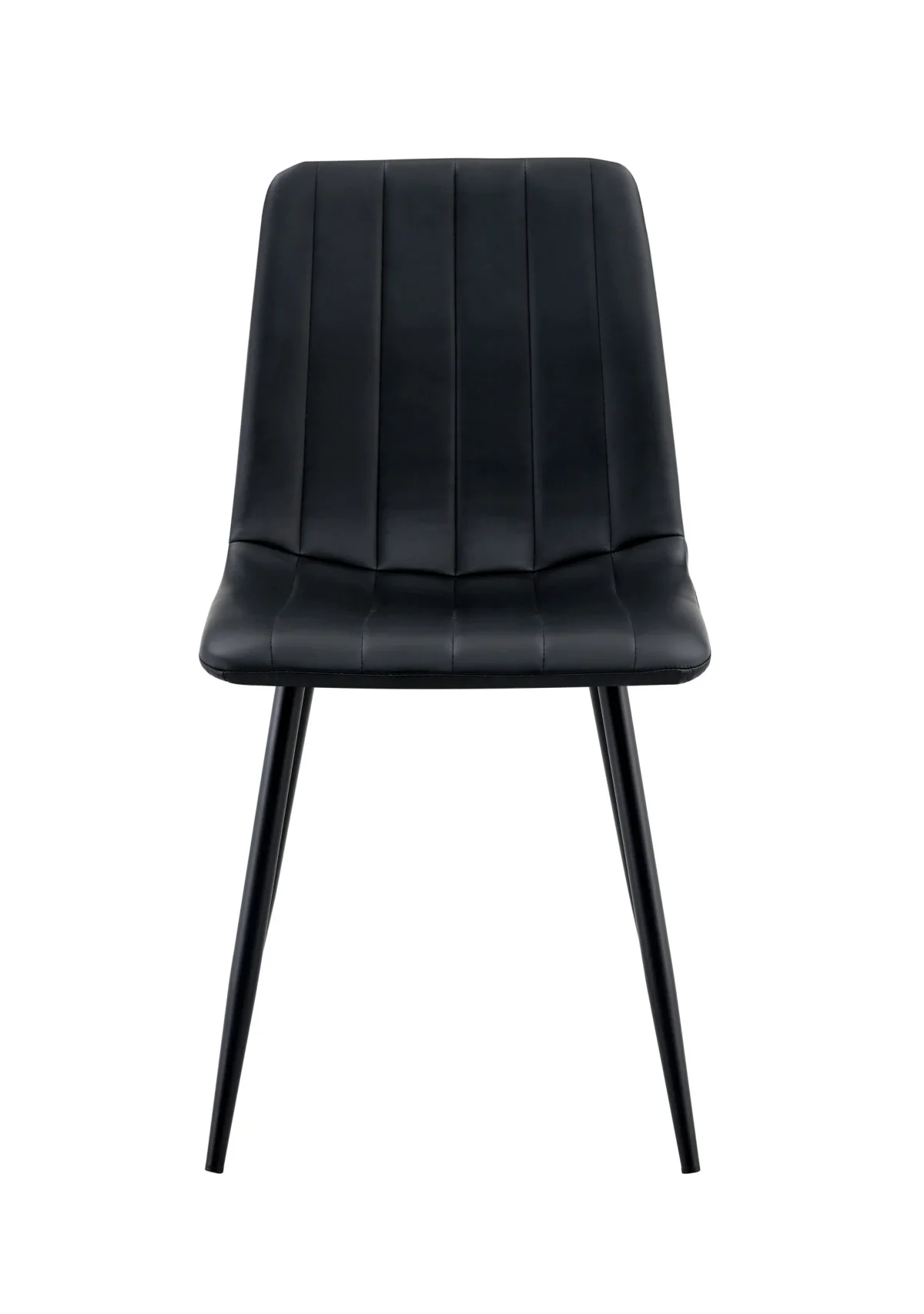 BT Theo 2 Faux Leather Upholstered Metal Leg Dining Chair