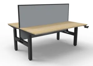 RL Boost Crank 2-User Double Sided Height Adjustable Workstation thumbnail 8