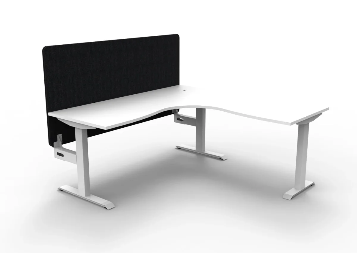 RL Boost Static Corner Desk with Eco Panel Screen thumbnail 11