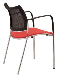 GP Element Upholstered Fabric Seat with Arms & Mesh Back thumbnail 2