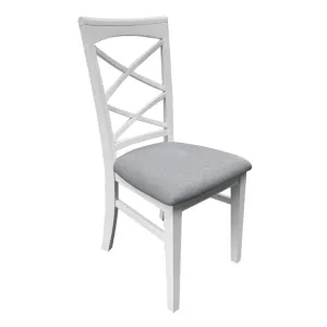 VI Hamilton Solid Timber Dining Chair with Fabric Seat thumbnail 2