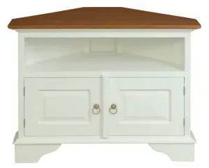CT Tasmania Solid Timber 2 Door Corner TV Stand thumbnail 1