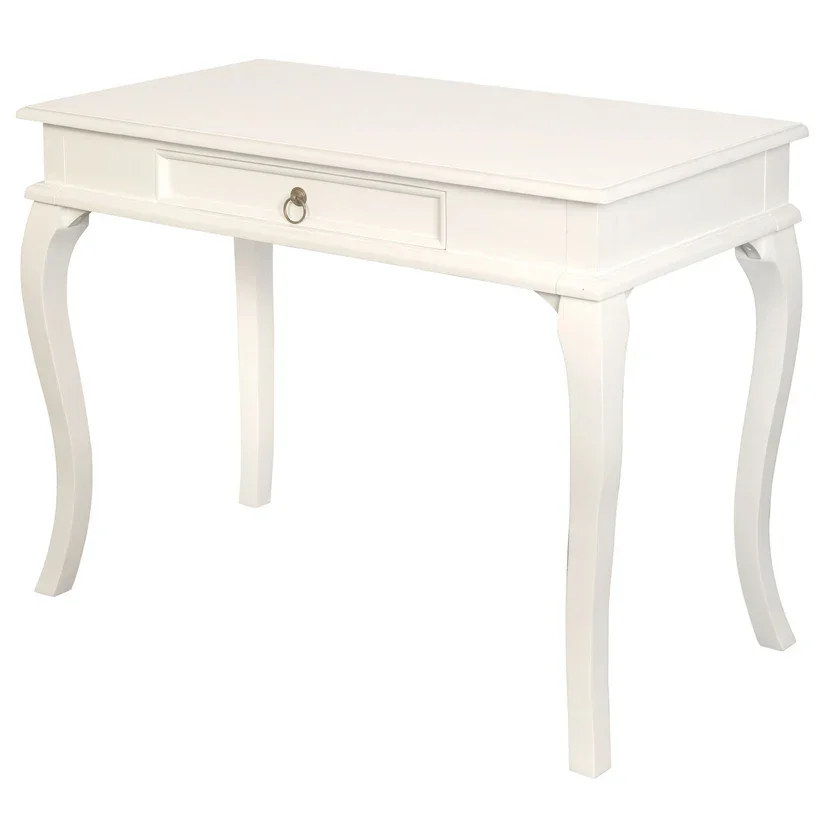 CT Queen Anne Solid Timber 1 Drawer Sofa Table