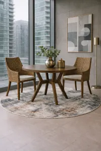 CR Mali Solid Timber Round Dining Table thumbnail 2