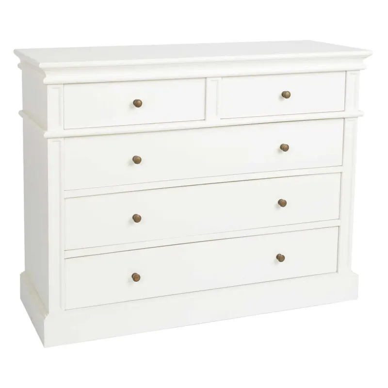 SH Samira Solid Timber 5 Drawer Chest