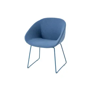 OL Vista Fabric Upholstered Sled Base Tub Chair thumbnail 6