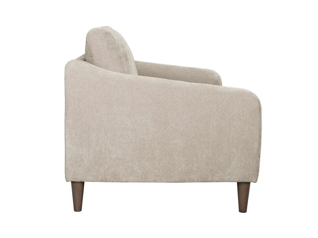 VI Lily Fabric Upholstered Timber Leg 2 Seater Sofa