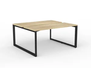 OL Anvil 2-User Double Sided Workspace – Oak Top with Black Frame thumbnail 6