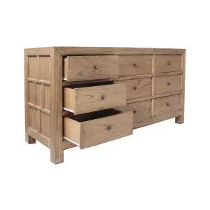 CR Evan Solid Timber 9 Drawer Chest thumbnail 5