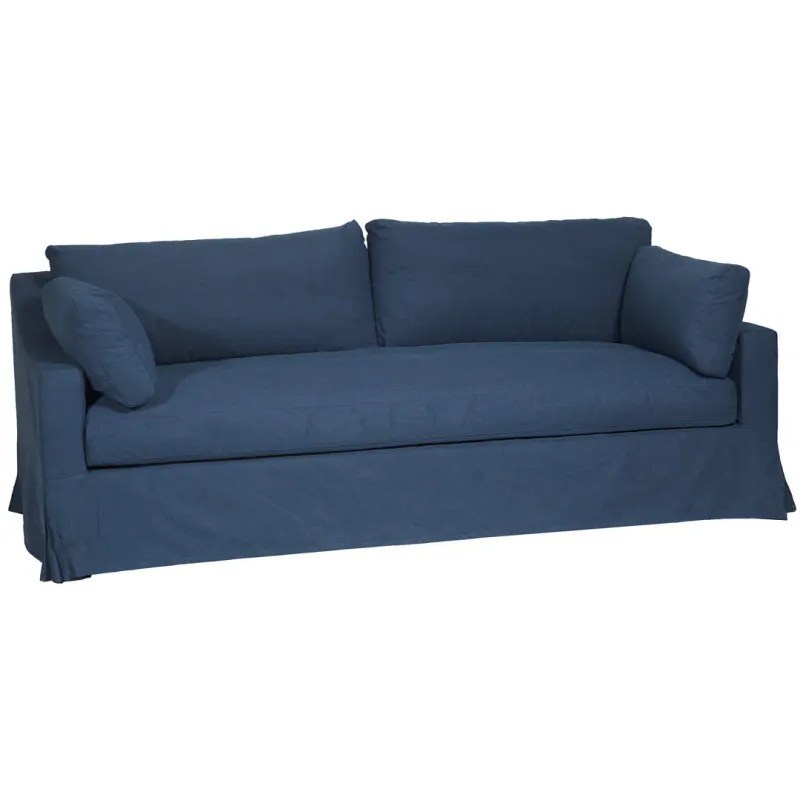 SH Indii 3 Seater Sofa, Blue