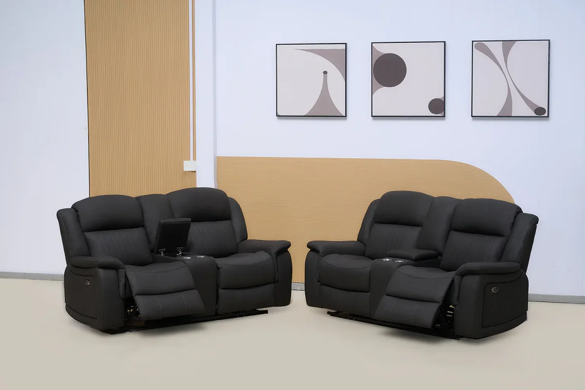 BT Paragon Fabric Upholstered 2 Seater Electric Recliner Lounge