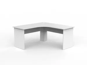 OL AltoSystem 90° Corner Workstation in White thumbnail 2
