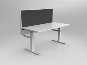 OL Studio50 Deskmount Screens Panel – Breath Fabric with White Frame – 1200mm Height thumbnail 10