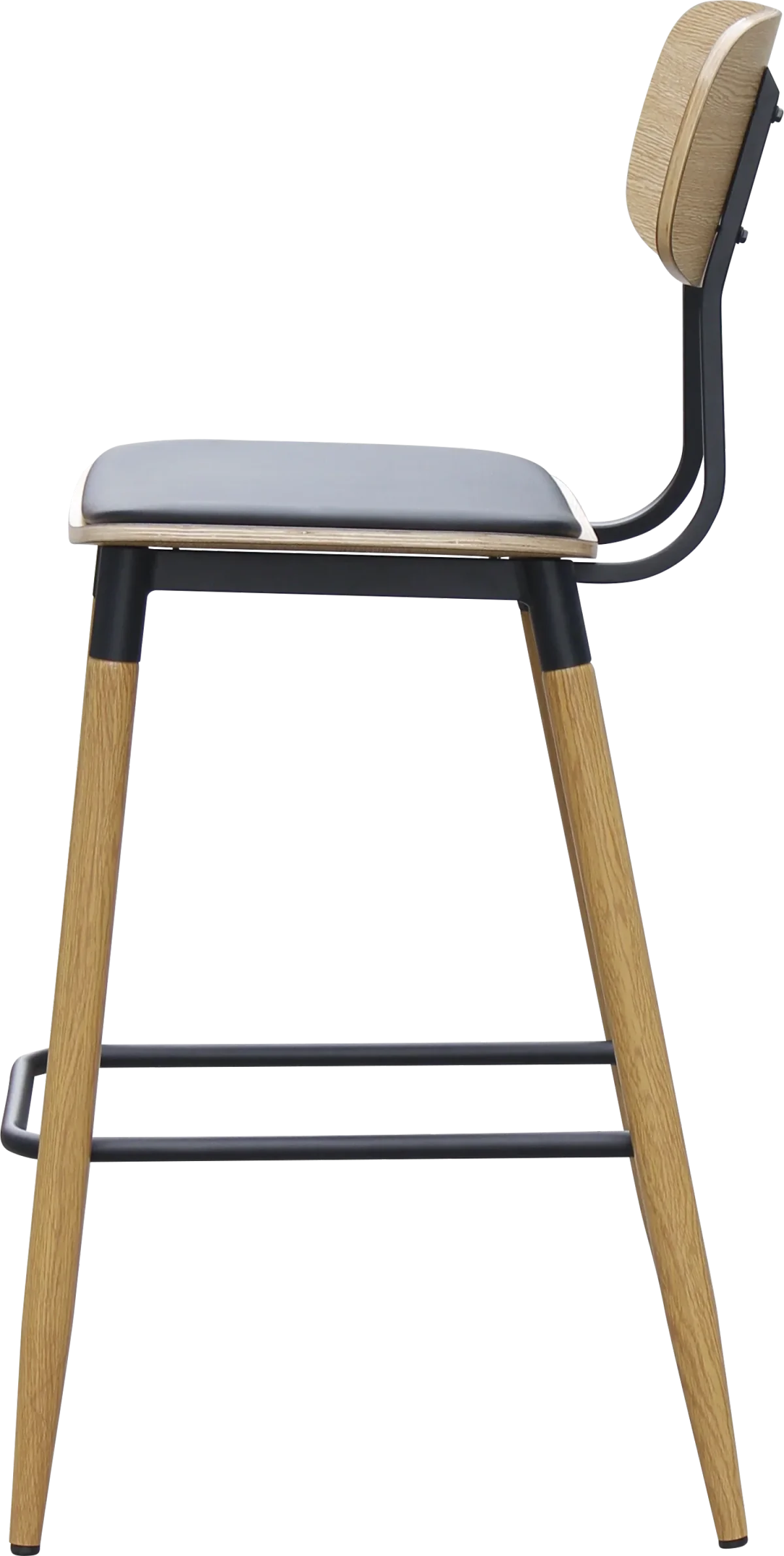 FL Austin Vinyl Seat Steel Legs Hospitality Barstool